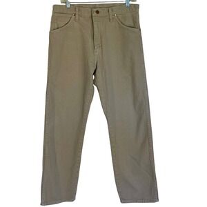 Vintage Wrangler Made in USA Tan Jeans Mens 33x30 100%‎ Cotton straight leg